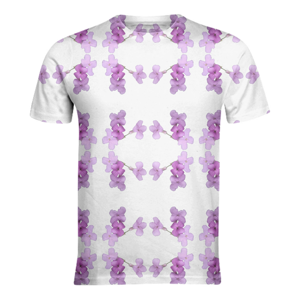 Pink and White flowers Geometric