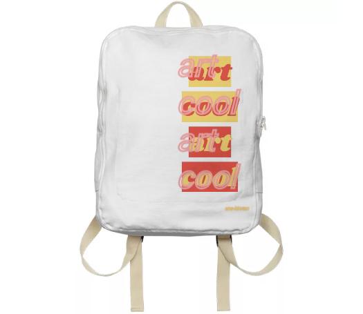 art cool triple backpack