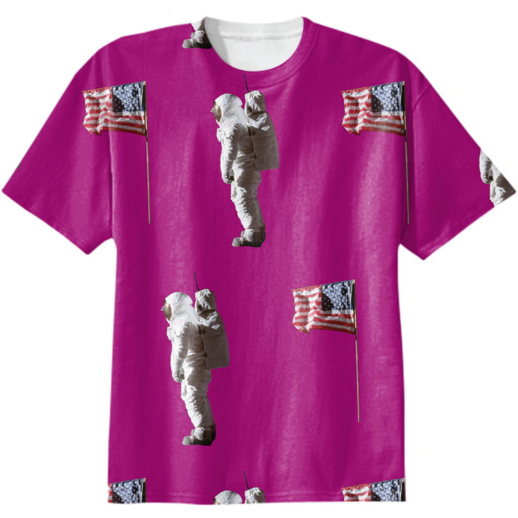 Apollo 11 Buzz Aldrin American Flag