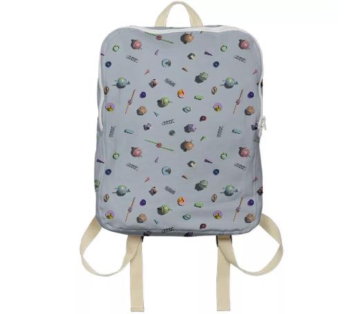 Cacophony Pattern Print Backpack by Cameron C Rogers