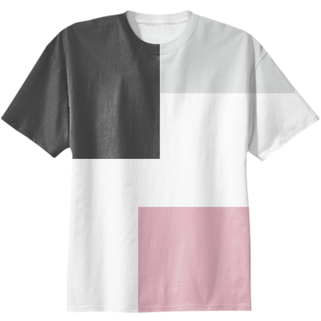 Colorblock: pink black grey