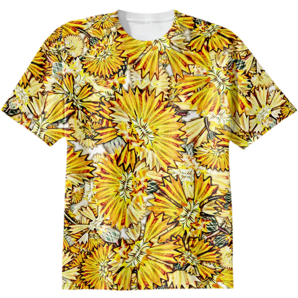 flowers, yellow, monochrome, trend  year, endless pattern