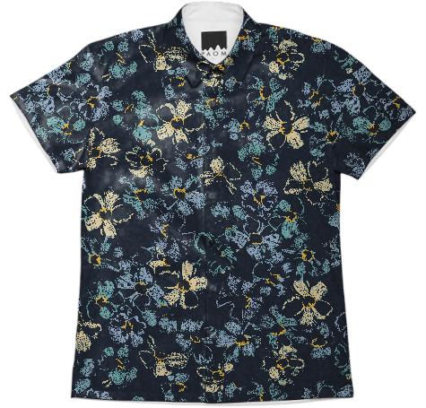 Distressed Floral Shirt