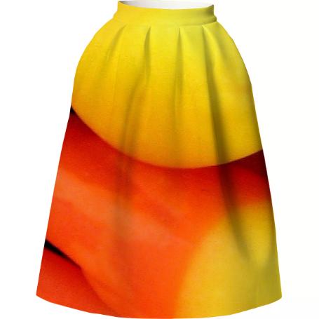 Orange neoprene skirt