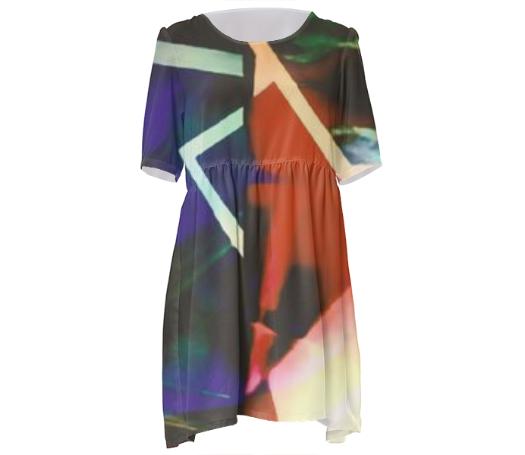 She s like a Rainbow Babydoll Dress