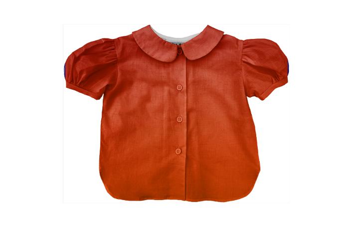 Red Copper Infant Blouse