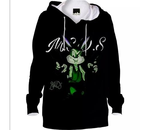 M E D S Twisted Bugs Bunny Hoodie