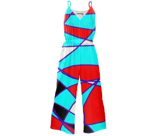 LeslieAnn s Magical Cloaking Tie Waist Jumpsuit