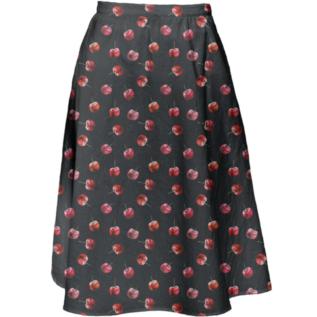 Juicy summer cherry skirt