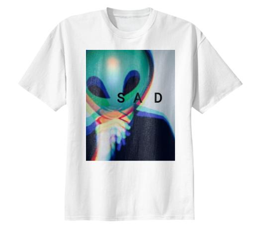 Sad Alien T shirt