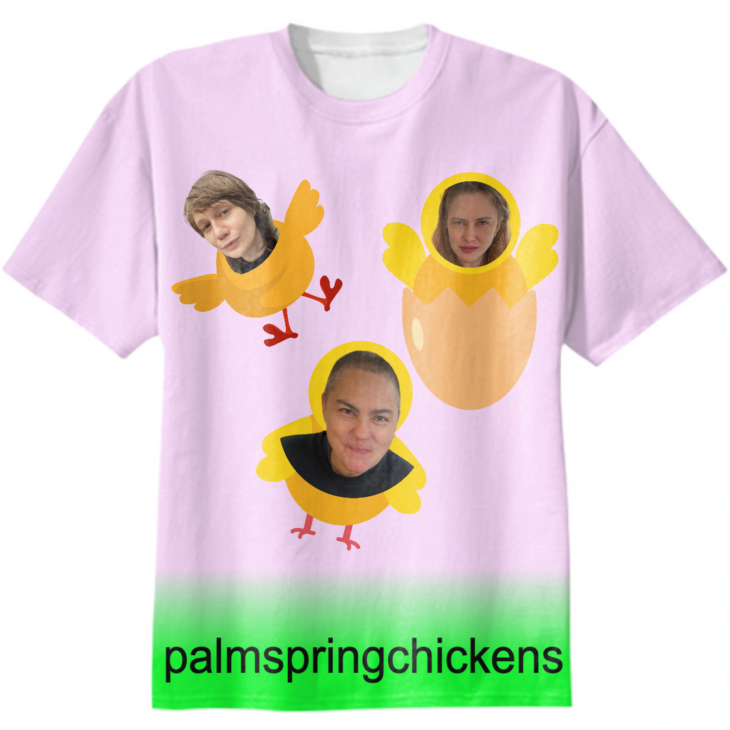 palm spring chickens pink