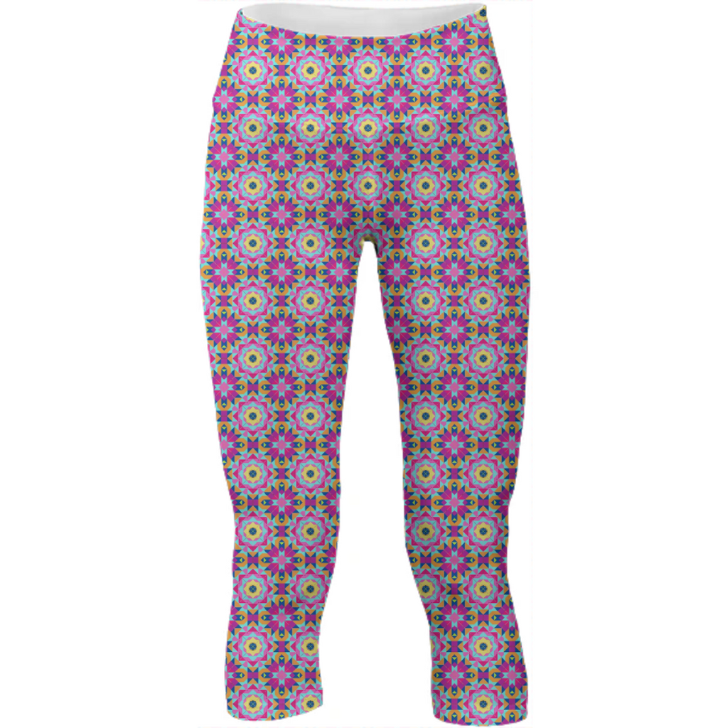 Neon Pattern Yoga Pants #6