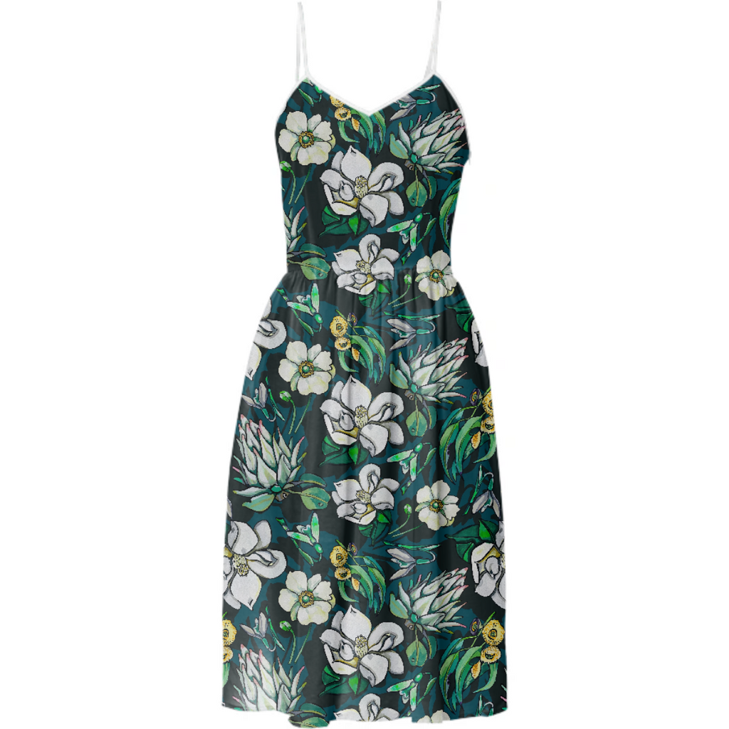 Lush green floral