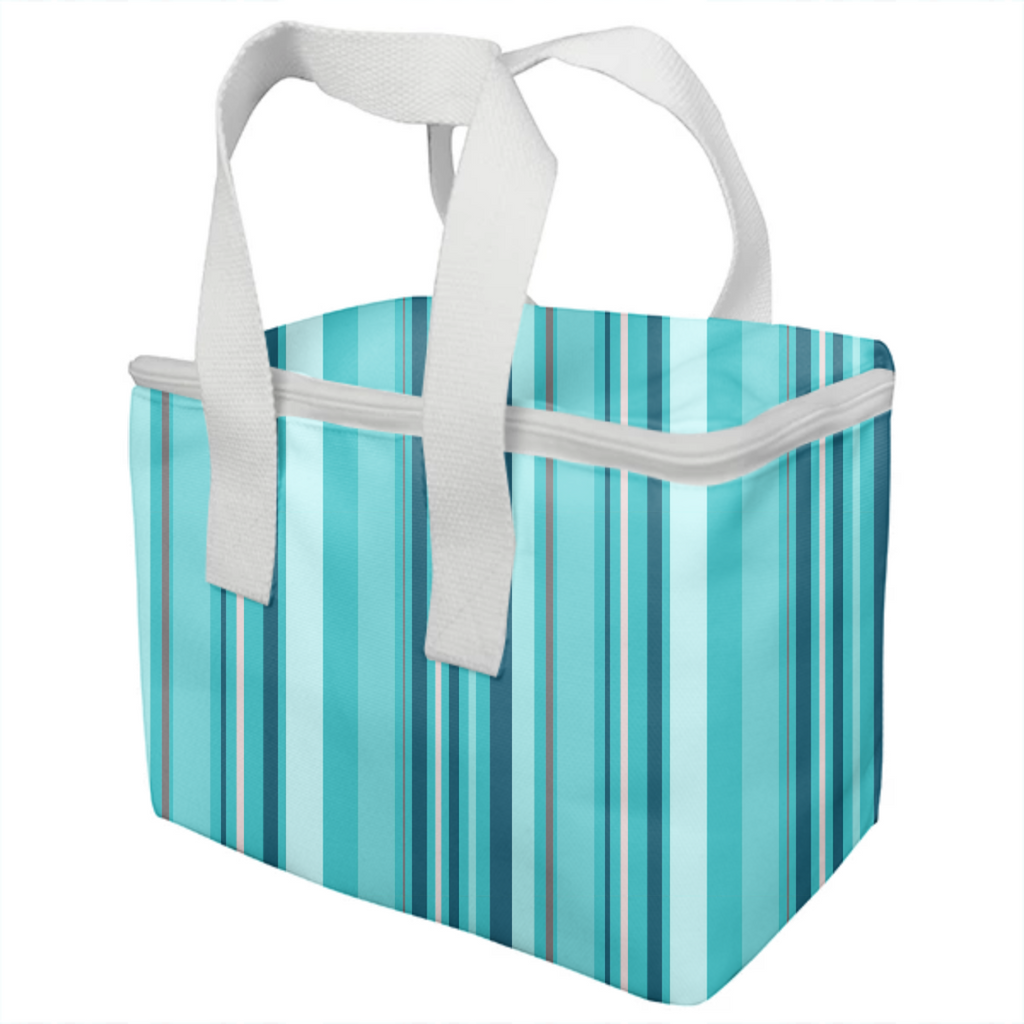 Blue Stripes Explosion Kids Lunch Box