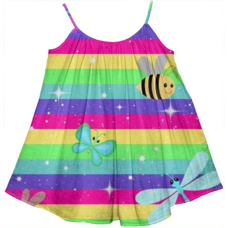 Rainbow Stripes Butterflies