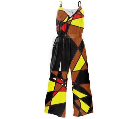 LeslieAnn s Magical Cloaking Tie Waist Jumpsuit