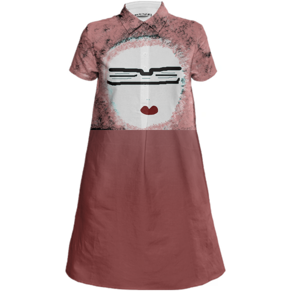 Afro Invert Pink Dress