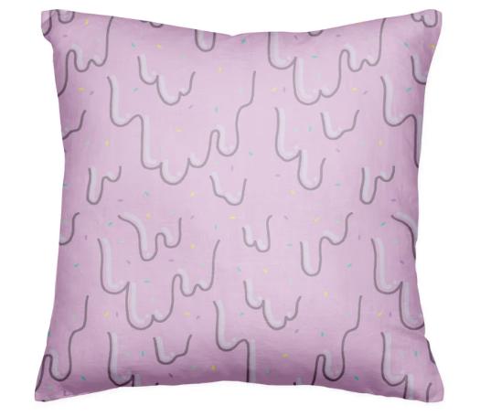 Pink Frosted Pillow