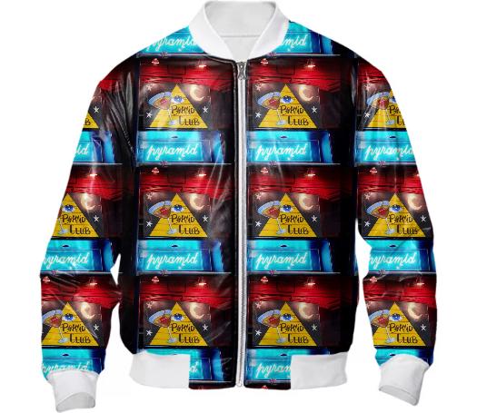 Pyramid Club Neon bomber jacket
