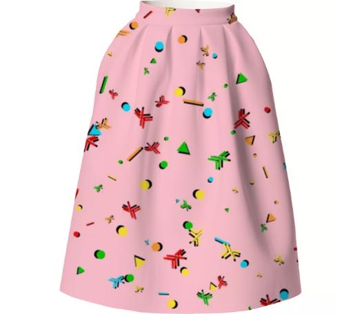 RetroHaskell Pink Carnaval Full Skirt