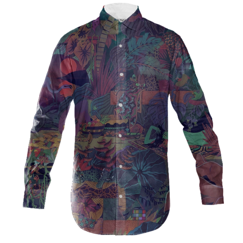 glass animals zaba button down