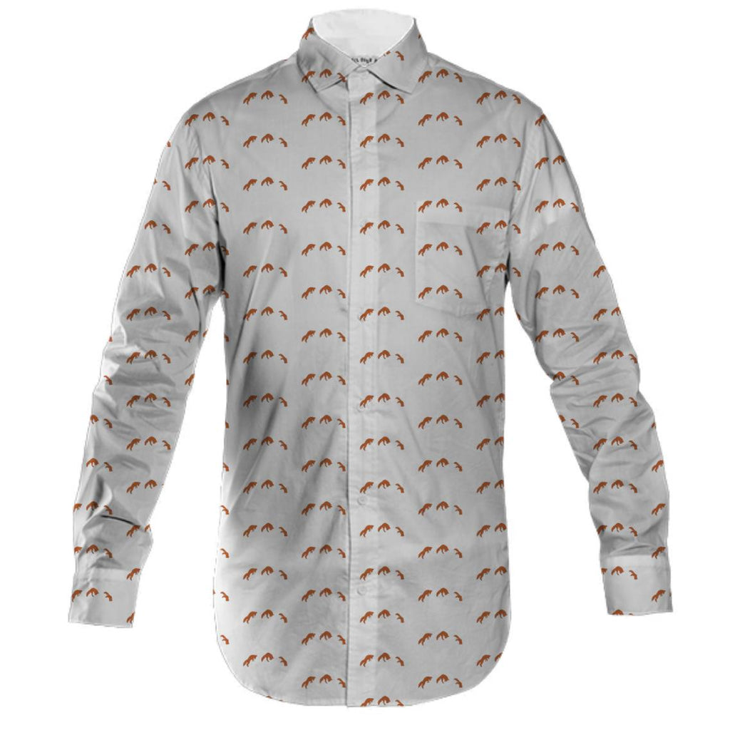 Leaping Fox Button Up