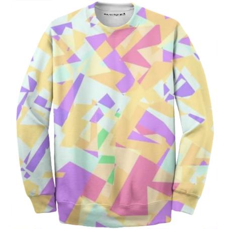 Color Graphics Cotton Sweatshirt