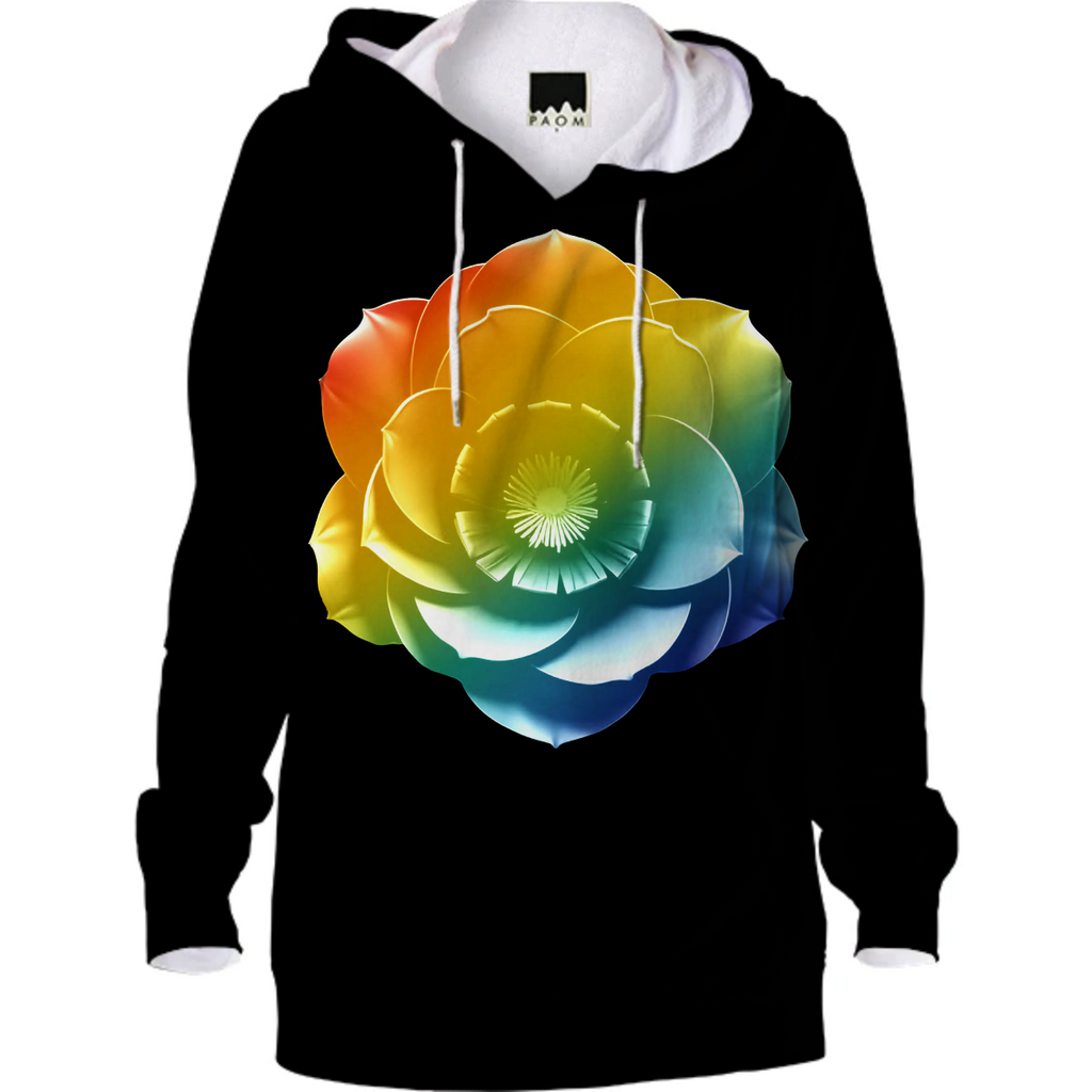 Rainbow gradient flower