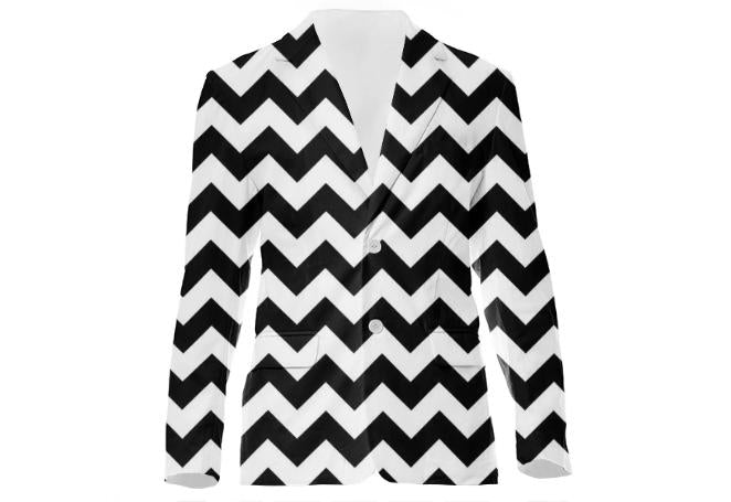 black and white chevron