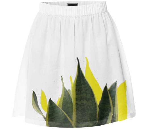 Yellow Leaves Summer Skirt