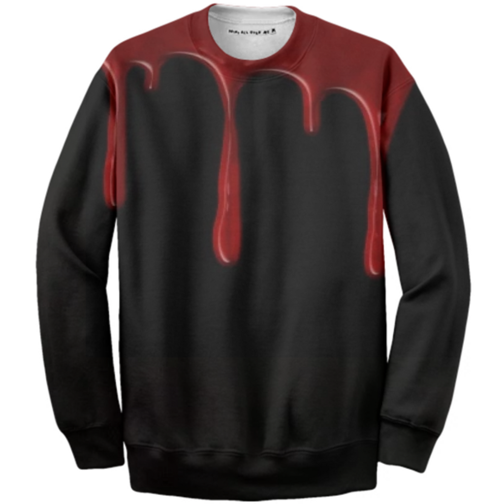 Crimson stain sweater