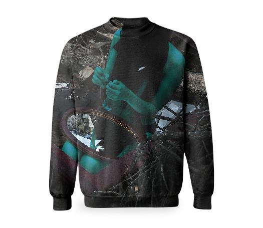 SWEATSHIRT MIRROR WAVE 002