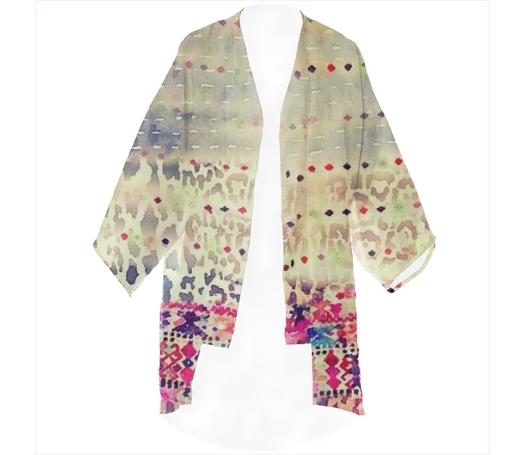 TRACY PORTER ROGUE LINEN KIMONO