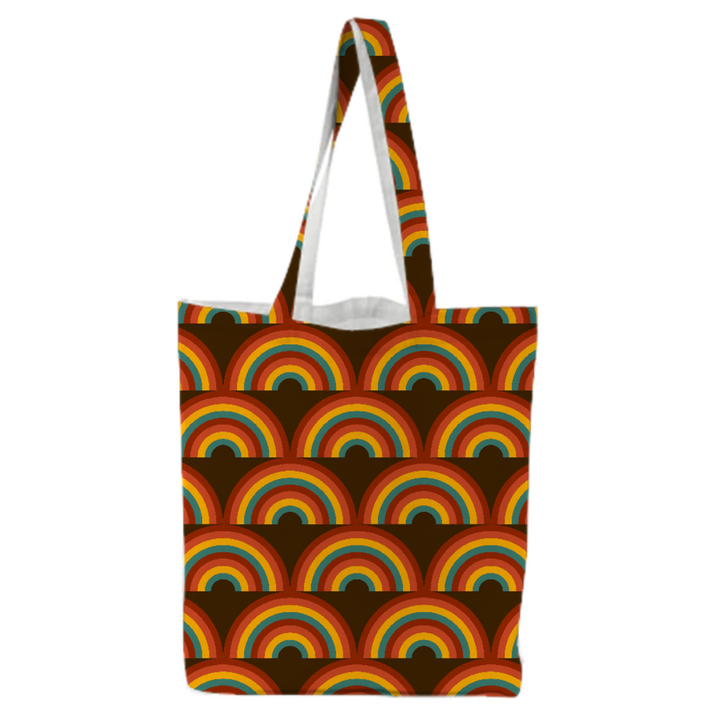 70s Rainbow Tote