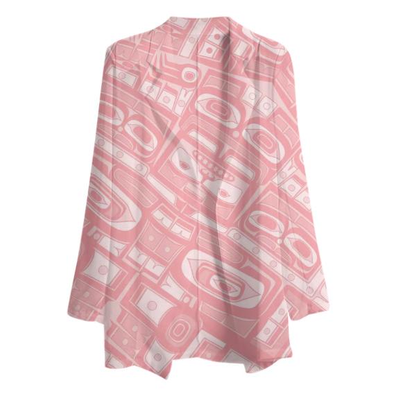 Cherry Blossom CHIFFON BLAZER