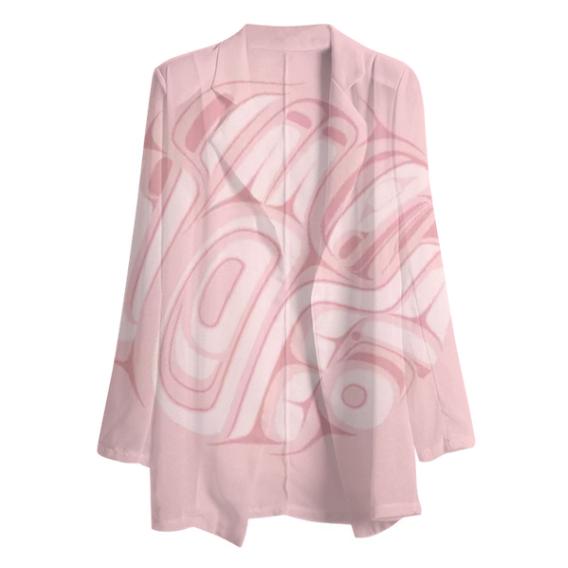 Cherry Blossom Eagle Drummer CHIFFON BLAZER