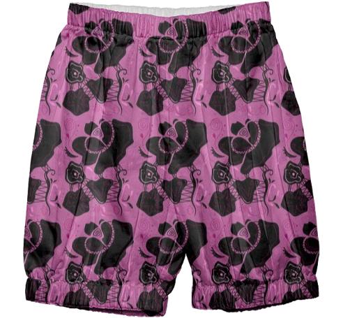 KIDS BABY BLOOMERS Black vintage Pink