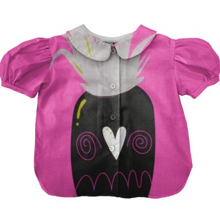 Kids designers Painted Blouse ANANAS