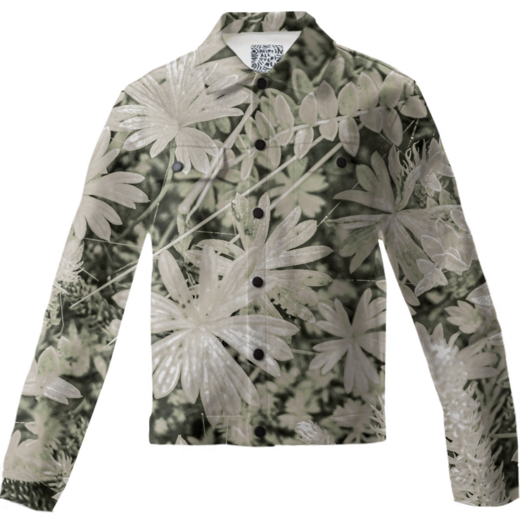 Pale Tropical Floral Print Pattern