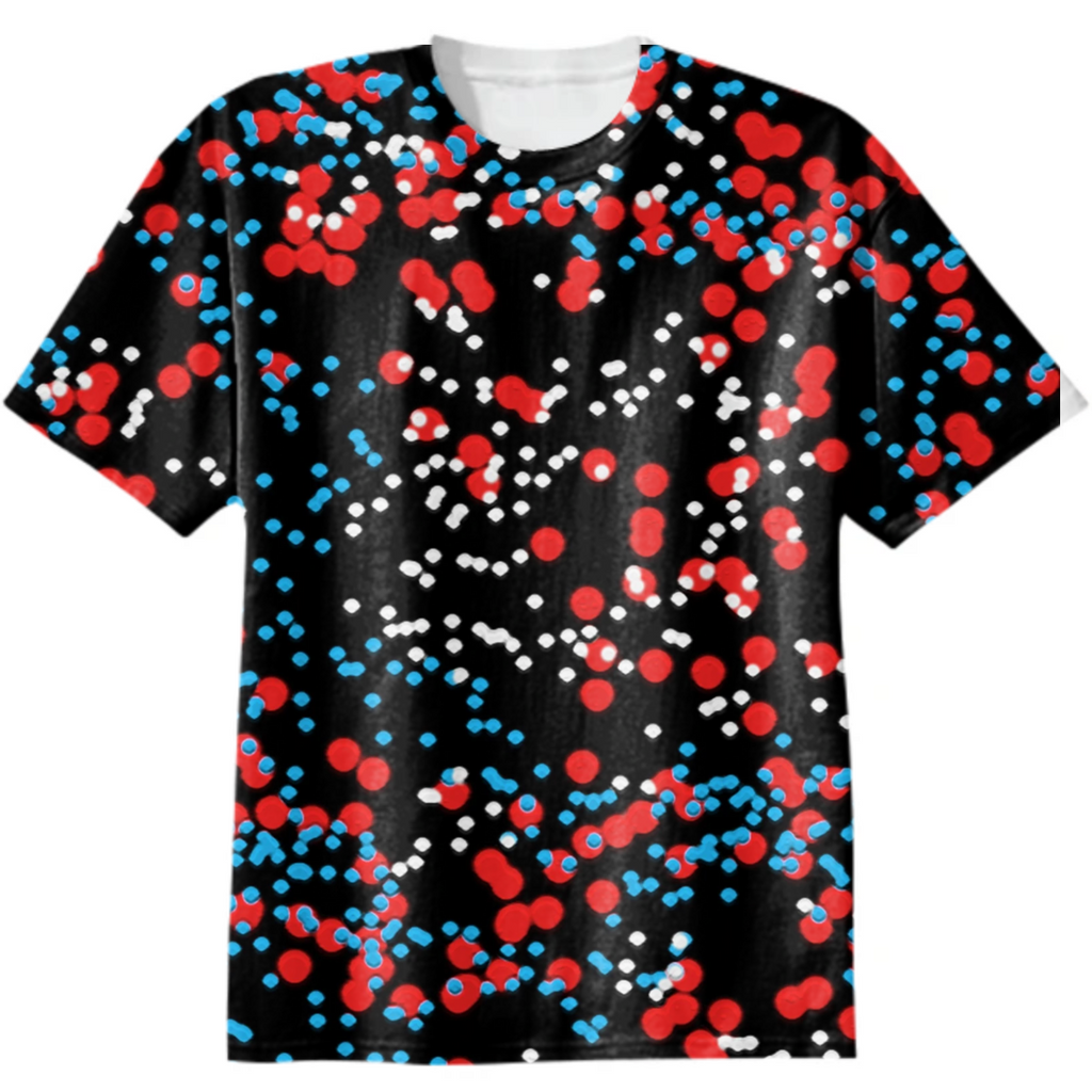 Multicolored Bubbles Motif Abstract Pattern