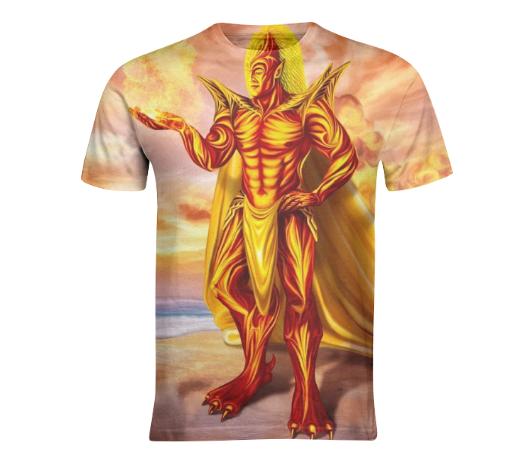 Dwain god of fire Basic T Shirt