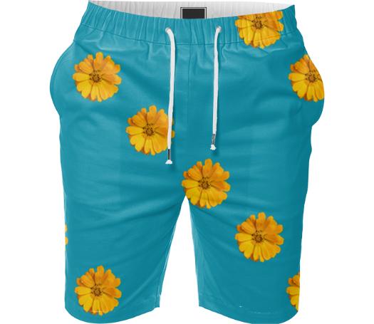 Zell Johnson First Flower Summer Shorts