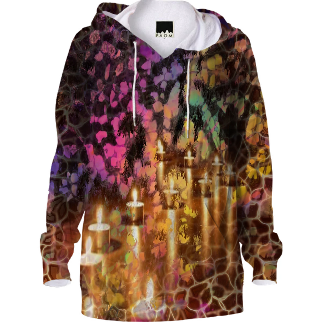 christmas candles, the birth of magic, butterfly wings, burnt, multicolored highlights, anticipation, hope, atmosphere