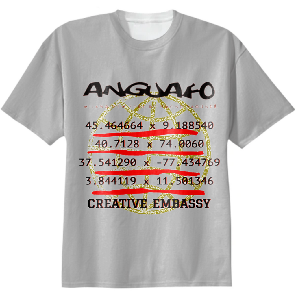 Anguafo Satellites Creative. Embassy tee