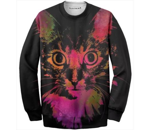 cat cotton sweater