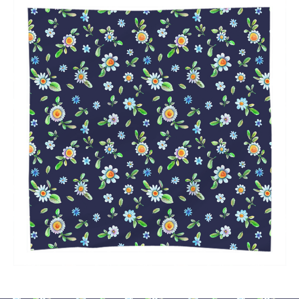 Floral navy daisies