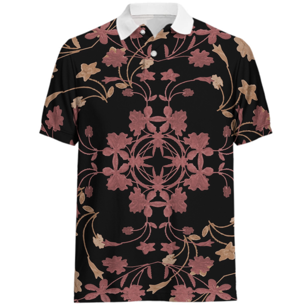 Dark Floral Ornate Print