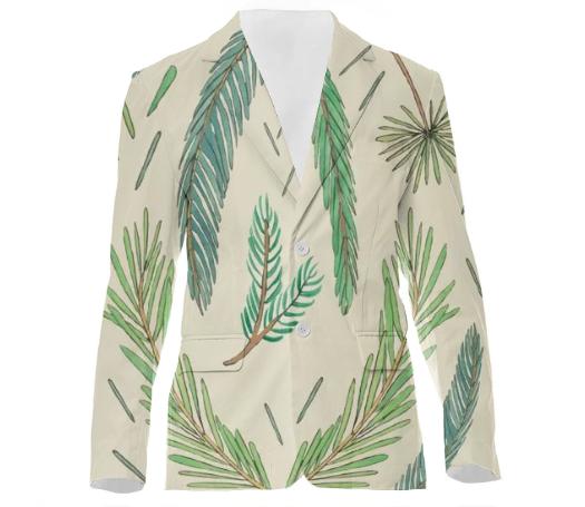 Pine Study Suit Jacket by Amanda Laurel Atkins