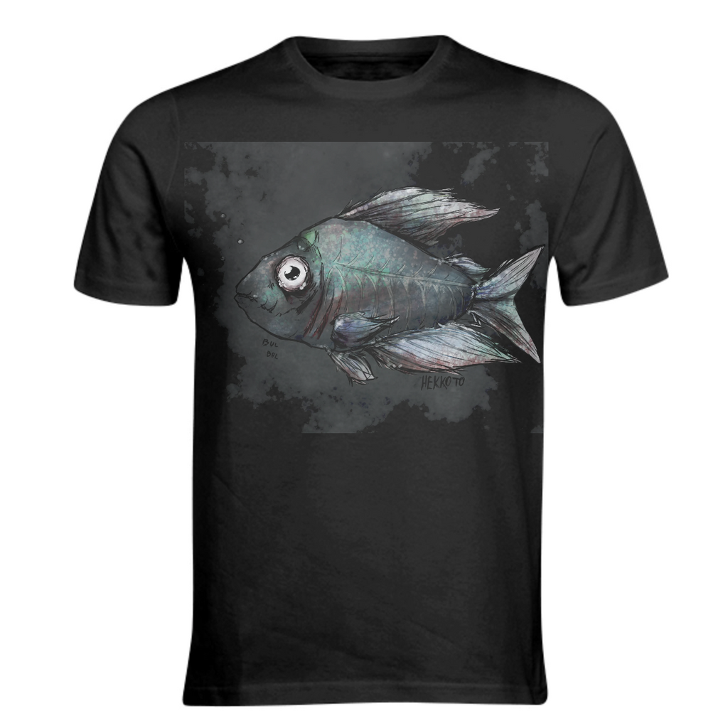 Scary spooky fish monster horror shirt