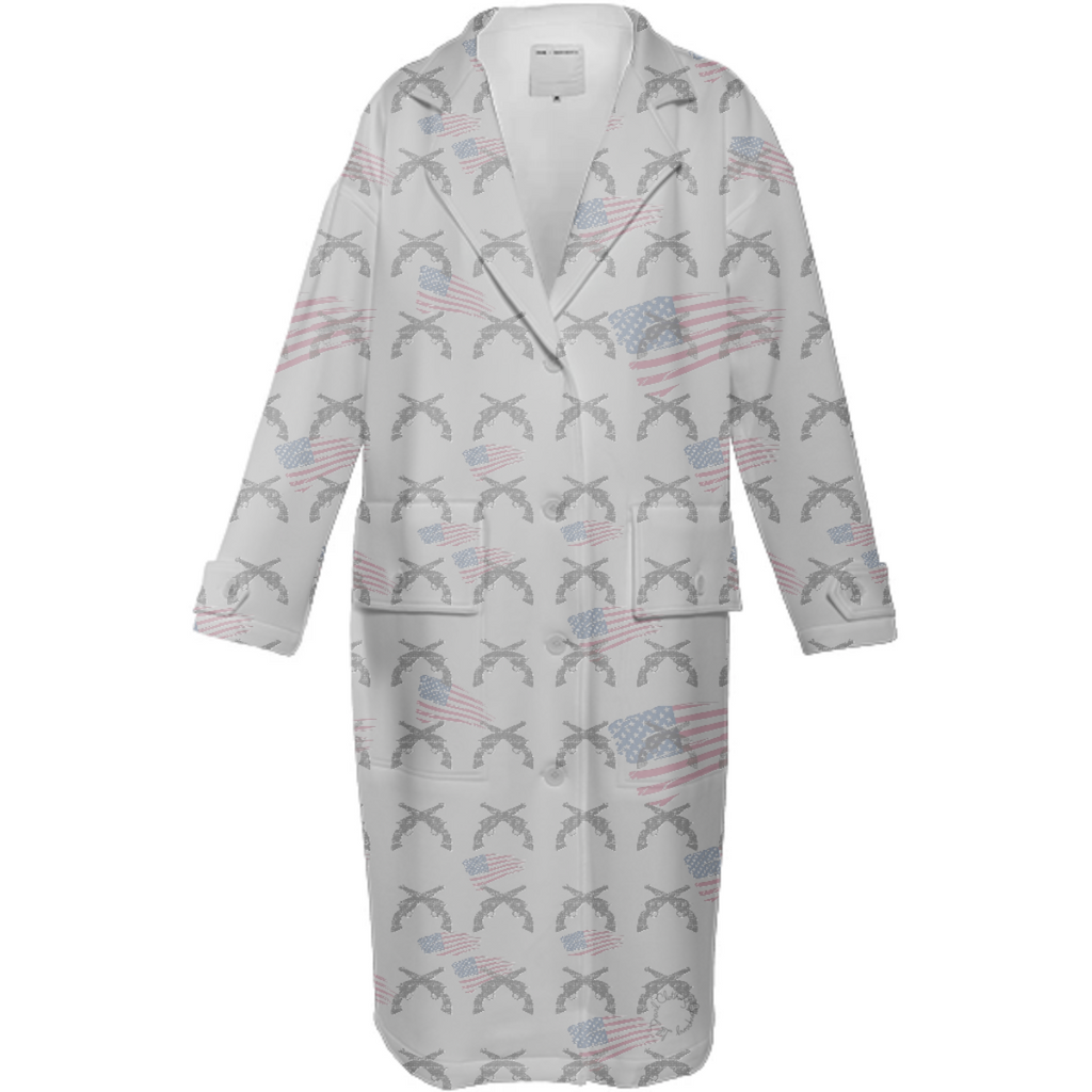 American Theme print coat